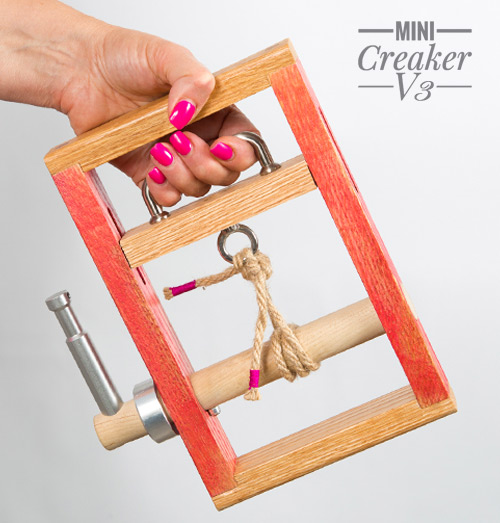 Shown here with custom pink stained sides.